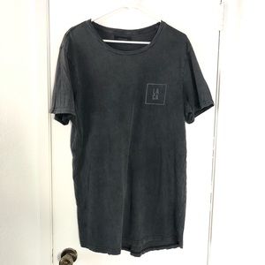 LA California Hollywood long graphic T-shirt